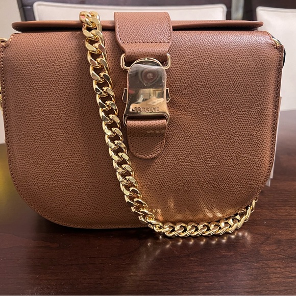 Senreve Cadence Crossbody Pebbled Chestnut Gold - Picture 3 of 11